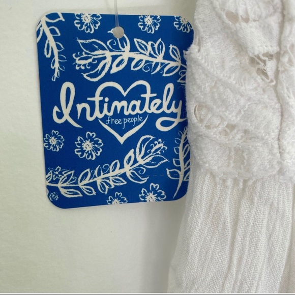 XS Free People💕 Adella Slip Dress White - Picture 5 of 9